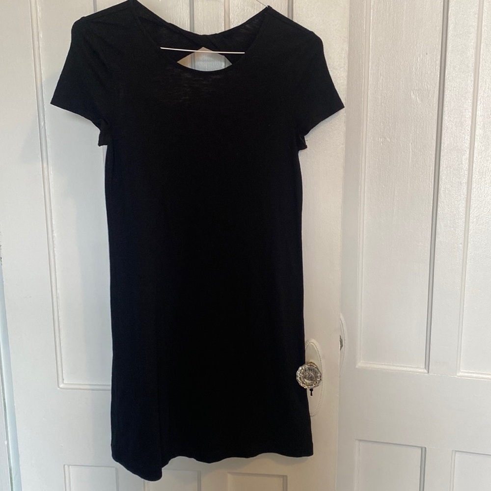 GAP summer dress, short sleeve, black, XS